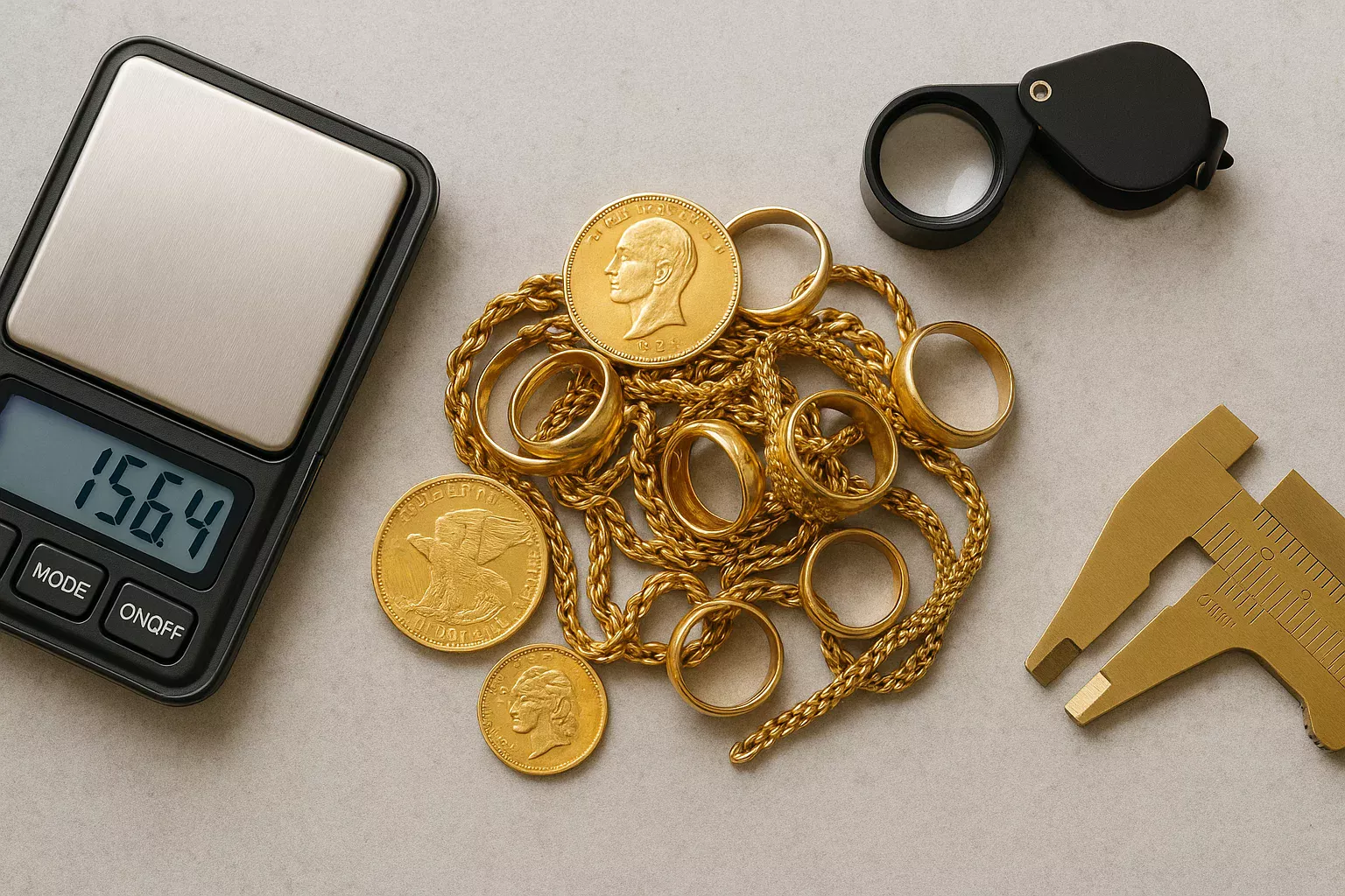Altgold Wert berechnen: So ermitteln Sie den Preis für Ihren Schmuck in Berlin